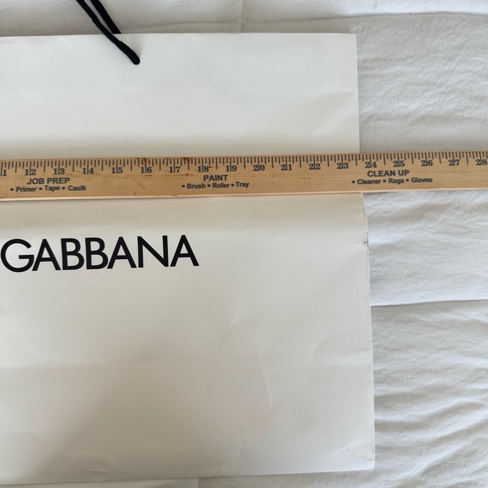 Dolce Gabbana Reusable Paper Shopping Bag 15.5" x 23.5" x 8" - Picture 6 of 7